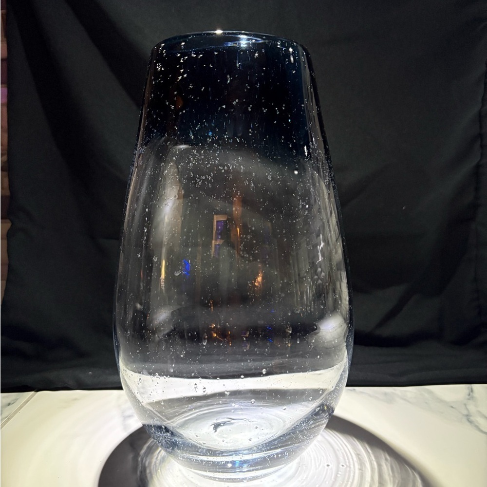 Elegant Clear Glass Vase